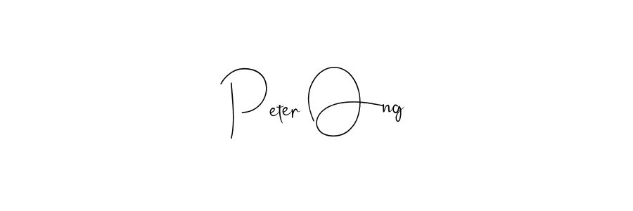 Peter Ong stylish signature style. Best Handwritten Sign (Andilay-7BmLP) for my name. Handwritten Signature Collection Ideas for my name Peter Ong. Peter Ong signature style 4 images and pictures png