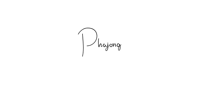 Create a beautiful signature design for name Phajong. With this signature (Andilay-7BmLP) fonts, you can make a handwritten signature for free. Phajong signature style 4 images and pictures png