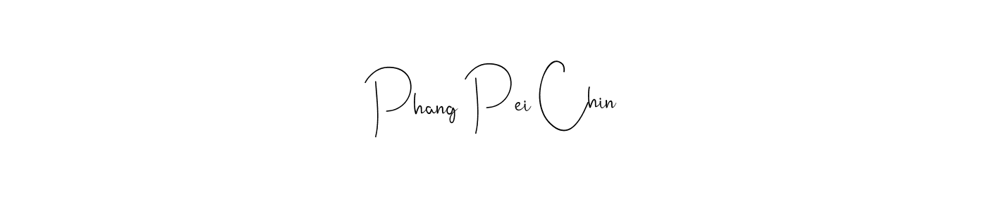 Design your own signature with our free online signature maker. With this signature software, you can create a handwritten (Andilay-7BmLP) signature for name Phang Pei Chin. Phang Pei Chin signature style 4 images and pictures png