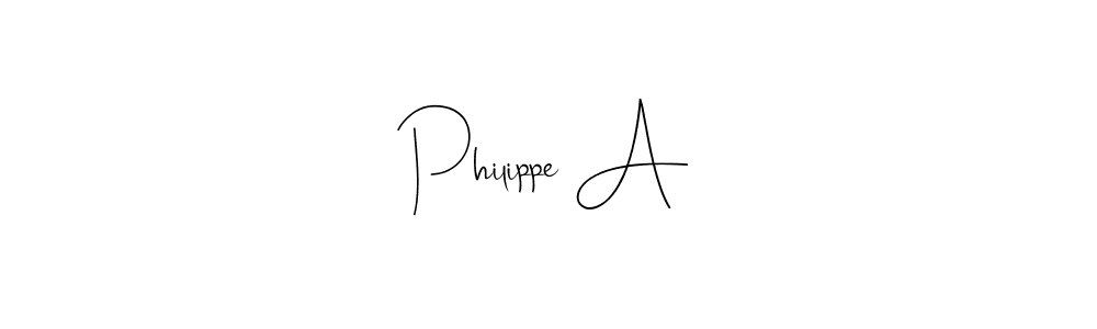 if you are searching for the best signature style for your name Philippe A. so please give up your signature search. here we have designed multiple signature styles  using Andilay-7BmLP. Philippe A signature style 4 images and pictures png