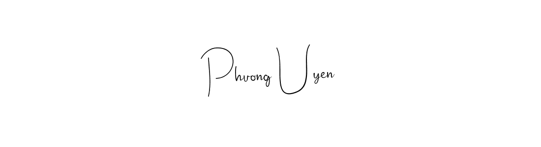 How to make Phuong Uyen signature? Andilay-7BmLP is a professional autograph style. Create handwritten signature for Phuong Uyen name. Phuong Uyen signature style 4 images and pictures png