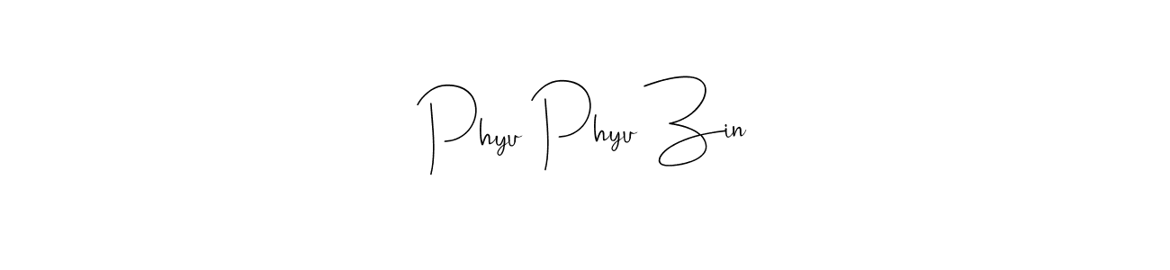 Also You can easily find your signature by using the search form. We will create Phyu Phyu Zin name handwritten signature images for you free of cost using Andilay-7BmLP sign style. Phyu Phyu Zin signature style 4 images and pictures png