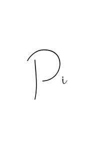 How to make Pi signature? Andilay-7BmLP is a professional autograph style. Create handwritten signature for Pi name. Pi signature style 4 images and pictures png