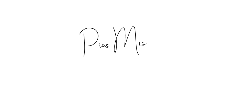 if you are searching for the best signature style for your name Pias Mia. so please give up your signature search. here we have designed multiple signature styles  using Andilay-7BmLP. Pias Mia signature style 4 images and pictures png