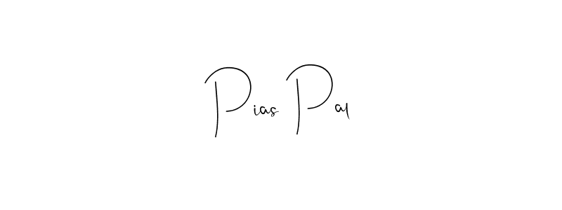if you are searching for the best signature style for your name Pias Pal. so please give up your signature search. here we have designed multiple signature styles  using Andilay-7BmLP. Pias Pal signature style 4 images and pictures png