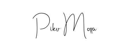 Elevate your brand with a stunning Piku Molla eSignature. The Andilay-7BmLP style provides a balanced, flowing aesthetic for everyday signing. Piku Molla signature style 4 images and pictures png