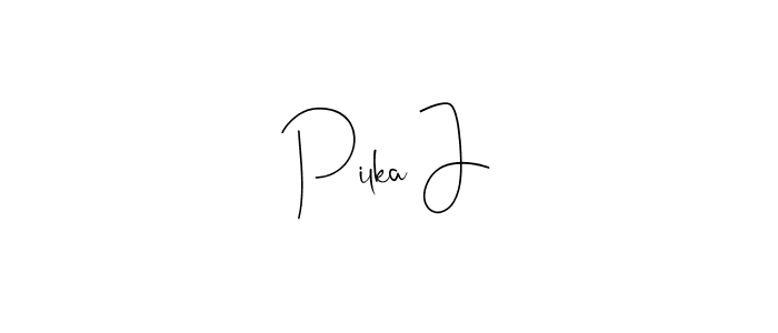 The best way (Andilay-7BmLP) to make a short signature is to pick only two or three words in your name. The name Pilka J include a total of six letters. For converting this name. Pilka J signature style 4 images and pictures png
