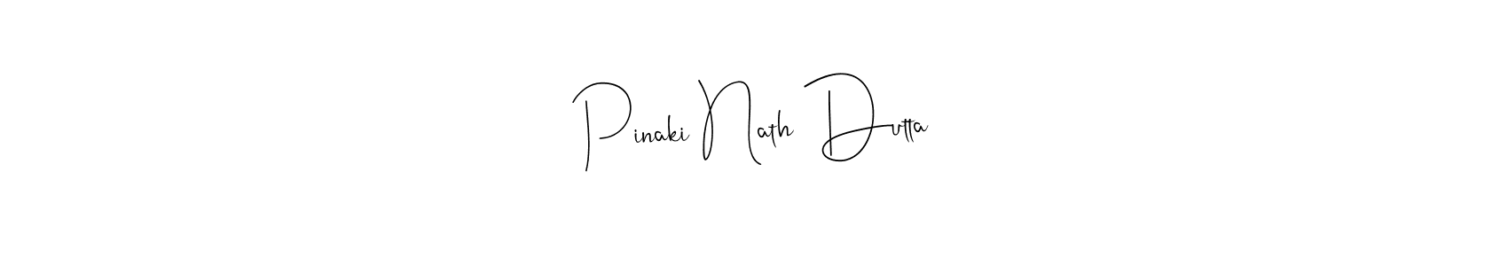 Make a beautiful signature design for name Pinaki Nath Dutta. With this signature (Andilay-7BmLP) style, you can create a handwritten signature for free. Pinaki Nath Dutta signature style 4 images and pictures png