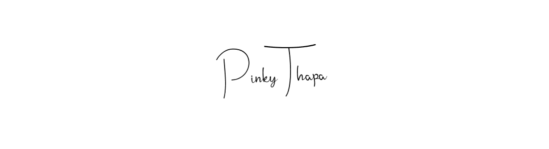 It looks lik you need a new signature style for name Pinky Thapa. Design unique handwritten (Andilay-7BmLP) signature with our free signature maker in just a few clicks. Pinky Thapa signature style 4 images and pictures png