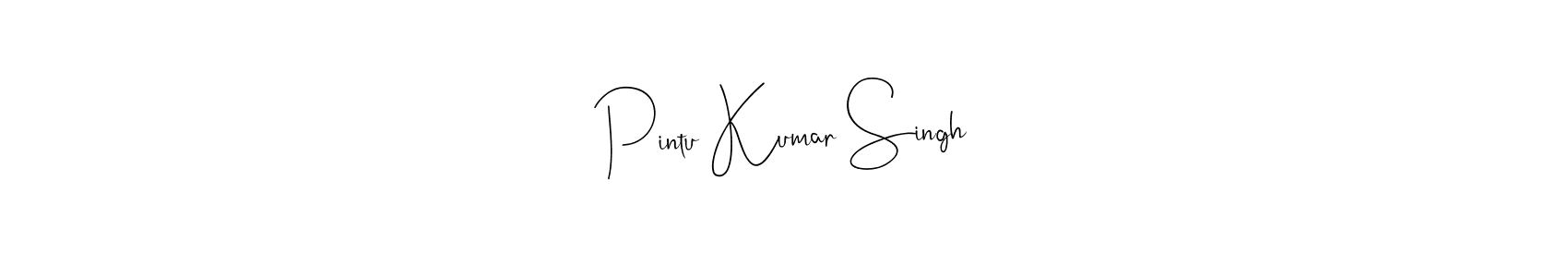 Similarly Andilay-7BmLP is the best handwritten signature design. Signature creator online .You can use it as an online autograph creator for name Pintu Kumar Singh. Pintu Kumar Singh signature style 4 images and pictures png