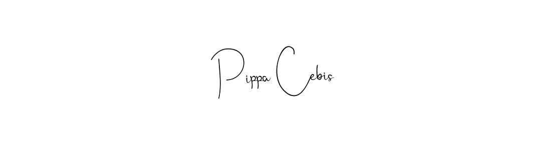 Create a beautiful signature design for name Pippa Cebis. With this signature (Andilay-7BmLP) fonts, you can make a handwritten signature for free. Pippa Cebis signature style 4 images and pictures png