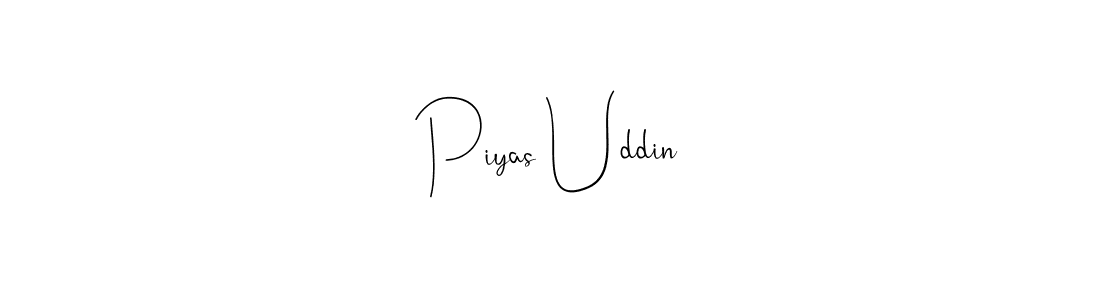 if you are searching for the best signature style for your name Piyas Uddin. so please give up your signature search. here we have designed multiple signature styles  using Andilay-7BmLP. Piyas Uddin signature style 4 images and pictures png