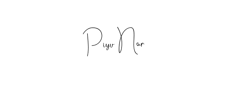 You should practise on your own different ways (Andilay-7BmLP) to write your name (Piyu Nar) in signature. don't let someone else do it for you. Piyu Nar signature style 4 images and pictures png