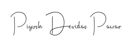 Try this chic Piyush Devidas Pawar handwritten sign style. Using Andilay-7BmLP font elements, it gives your name a sleek, memorable identity. Piyush Devidas Pawar signature style 4 images and pictures png