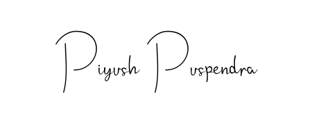 Practice writing Piyush Puspendra with the flow of Andilay-7BmLP lettering. A fantastic source of inspiration for developing your personal signature style. Piyush Puspendra signature style 4 images and pictures png