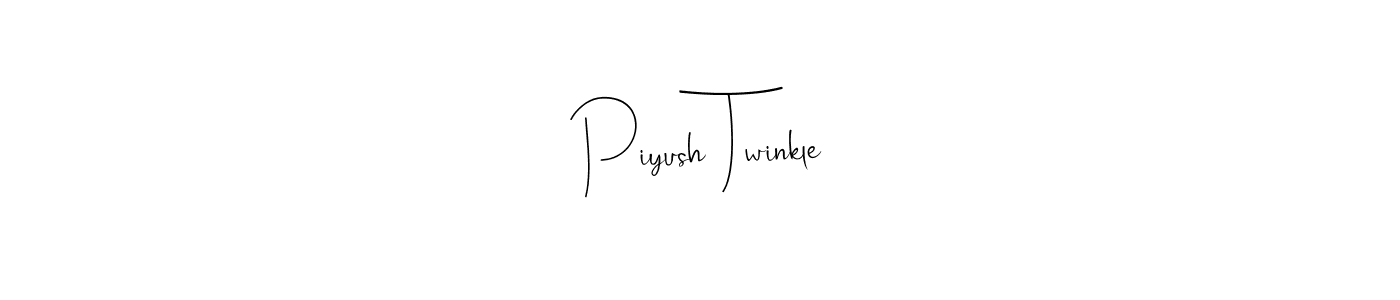The best way (Andilay-7BmLP) to make a short signature is to pick only two or three words in your name. The name Piyush Twinkle include a total of six letters. For converting this name. Piyush Twinkle signature style 4 images and pictures png