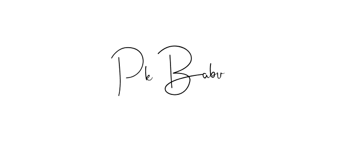 How to Draw Pk Babu signature style? Andilay-7BmLP is a latest design signature styles for name Pk Babu. Pk Babu signature style 4 images and pictures png