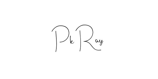 Design your own signature with our free online signature maker. With this signature software, you can create a handwritten (Andilay-7BmLP) signature for name Pk Ray. Pk Ray signature style 4 images and pictures png