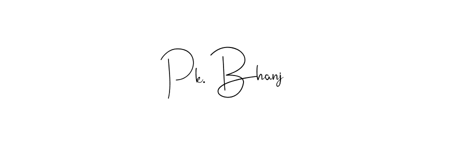 The best way (Andilay-7BmLP) to make a short signature is to pick only two or three words in your name. The name Pk. Bhanj include a total of six letters. For converting this name. Pk. Bhanj signature style 4 images and pictures png