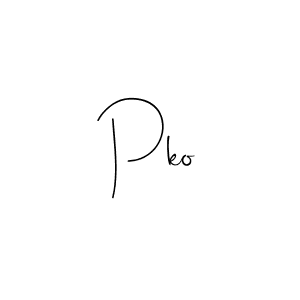 Make a beautiful signature design for name Pko. With this signature (Andilay-7BmLP) style, you can create a handwritten signature for free. Pko signature style 4 images and pictures png