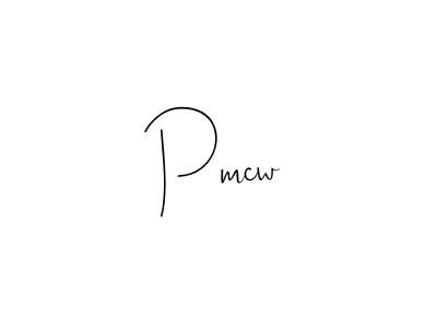 How to make Pmcw signature? Andilay-7BmLP is a professional autograph style. Create handwritten signature for Pmcw name. Pmcw signature style 4 images and pictures png