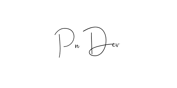 It looks lik you need a new signature style for name Pn Dev. Design unique handwritten (Andilay-7BmLP) signature with our free signature maker in just a few clicks. Pn Dev signature style 4 images and pictures png