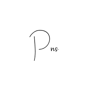 How to Draw Pns signature style? Andilay-7BmLP is a latest design signature styles for name Pns. Pns signature style 4 images and pictures png