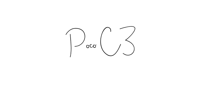 Once you've used our free online signature maker to create your best signature Andilay-7BmLP style, it's time to enjoy all of the benefits that Poco C3 name signing documents. Poco C3 signature style 4 images and pictures png