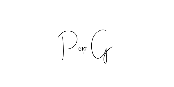 Use a signature maker to create a handwritten signature online. With this signature software, you can design (Andilay-7BmLP) your own signature for name Polo G. Polo G signature style 4 images and pictures png