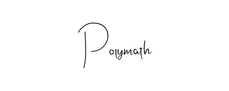 Enhance your business communications with Polymath signature in Andilay-7BmLP lettering. Clean, modern, and universally compatible. Polymath signature style 4 images and pictures png