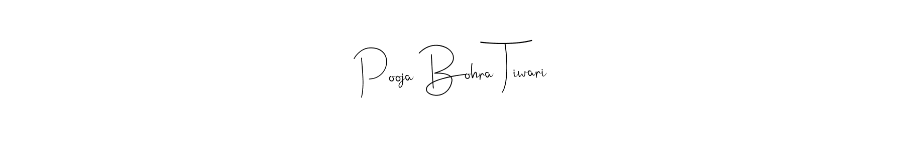 The best way (Andilay-7BmLP) to make a short signature is to pick only two or three words in your name. The name Pooja Bohra Tiwari include a total of six letters. For converting this name. Pooja Bohra Tiwari signature style 4 images and pictures png