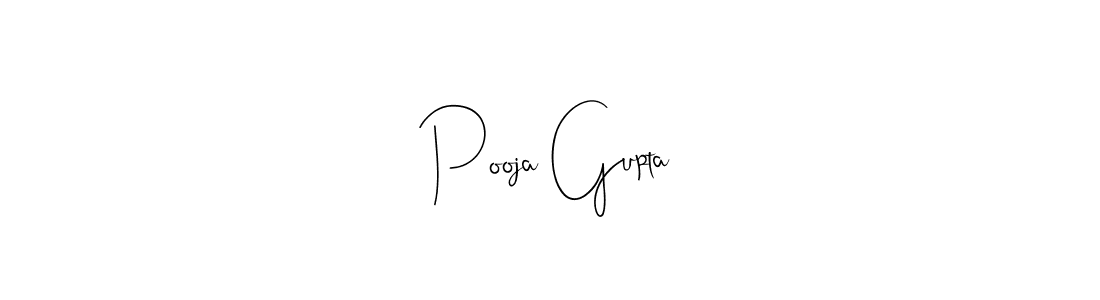 How to make Pooja Gupta signature? Andilay-7BmLP is a professional autograph style. Create handwritten signature for Pooja Gupta name. Pooja Gupta signature style 4 images and pictures png