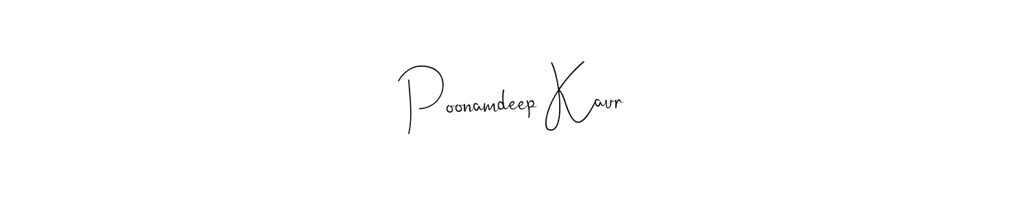 How to Draw Poonamdeep Kaur signature style? Andilay-7BmLP is a latest design signature styles for name Poonamdeep Kaur. Poonamdeep Kaur signature style 4 images and pictures png