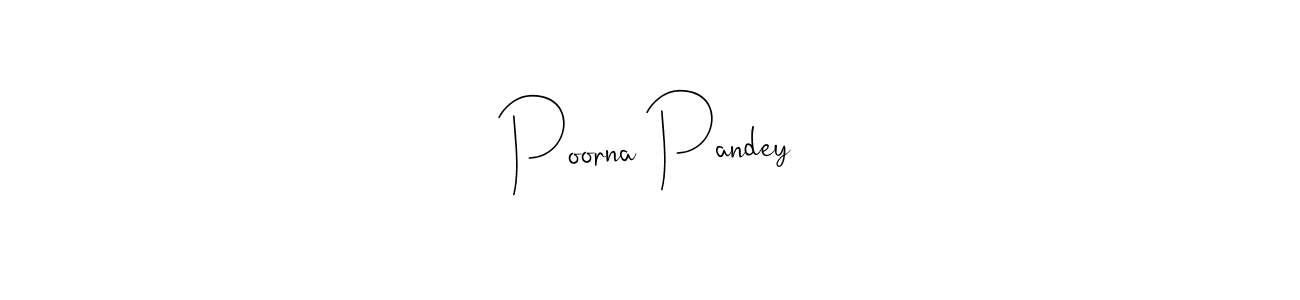 How to Draw Poorna Pandey signature style? Andilay-7BmLP is a latest design signature styles for name Poorna Pandey. Poorna Pandey signature style 4 images and pictures png