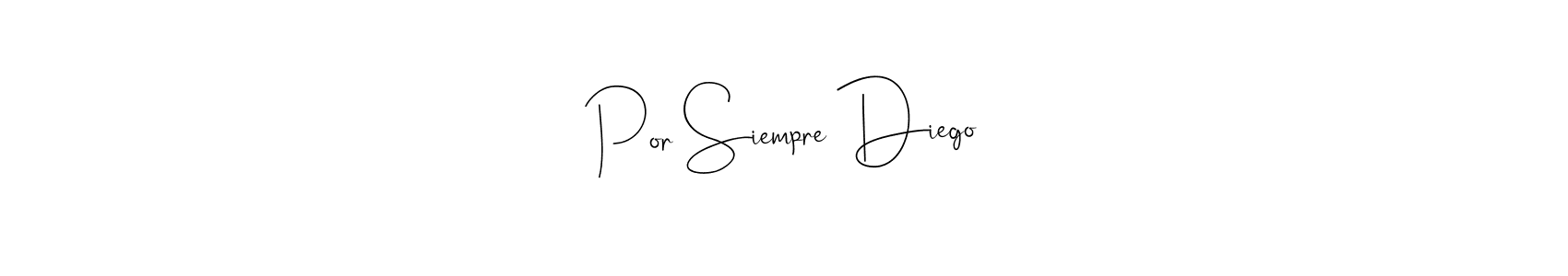 You can use this online signature creator to create a handwritten signature for the name Por Siempre Diego. This is the best online autograph maker. Por Siempre Diego signature style 4 images and pictures png