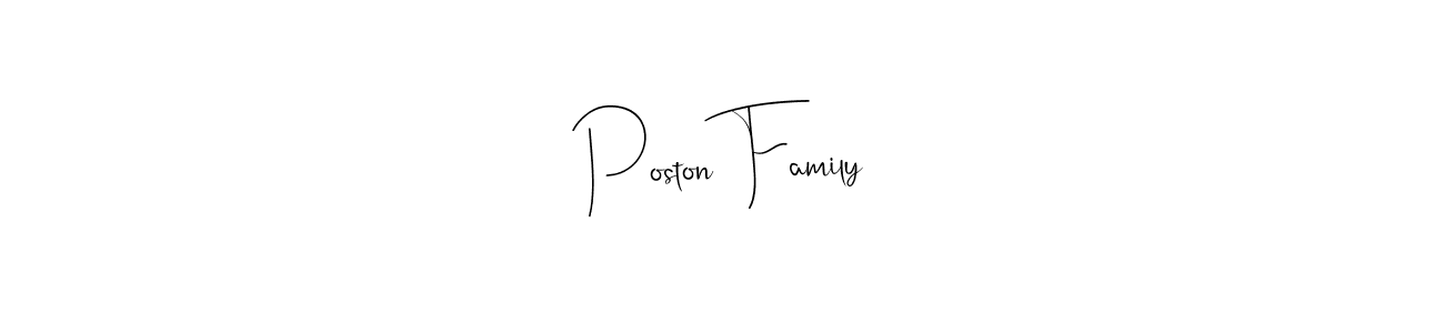 Also You can easily find your signature by using the search form. We will create Poston Family name handwritten signature images for you free of cost using Andilay-7BmLP sign style. Poston Family signature style 4 images and pictures png