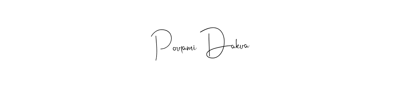 Make a beautiful signature design for name Poulami Dakua. Use this online signature maker to create a handwritten signature for free. Poulami Dakua signature style 4 images and pictures png