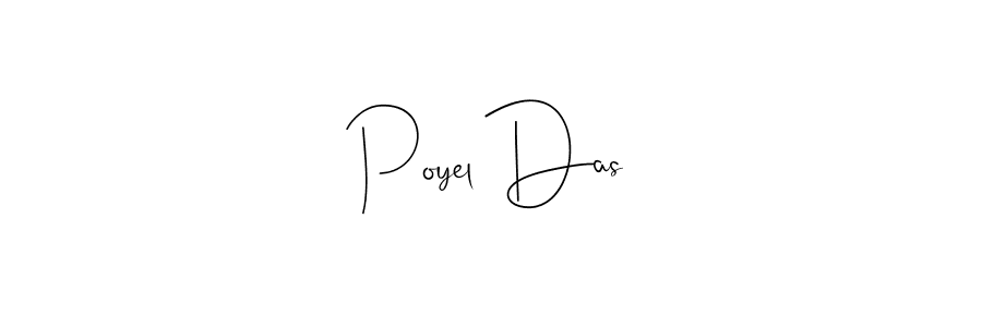 Design your own signature with our free online signature maker. With this signature software, you can create a handwritten (Andilay-7BmLP) signature for name Poyel Das. Poyel Das signature style 4 images and pictures png