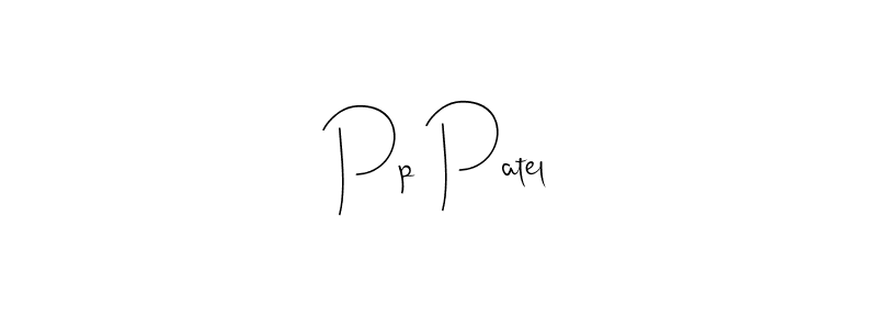 Pp Patel stylish signature style. Best Handwritten Sign (Andilay-7BmLP) for my name. Handwritten Signature Collection Ideas for my name Pp Patel. Pp Patel signature style 4 images and pictures png
