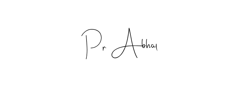 You should practise on your own different ways (Andilay-7BmLP) to write your name (Pr Abhal) in signature. don't let someone else do it for you. Pr Abhal signature style 4 images and pictures png