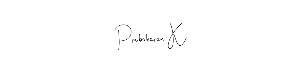 Here are the top 10 professional signature styles for the name Prabakaran K. These are the best autograph styles you can use for your name. Prabakaran K signature style 4 images and pictures png