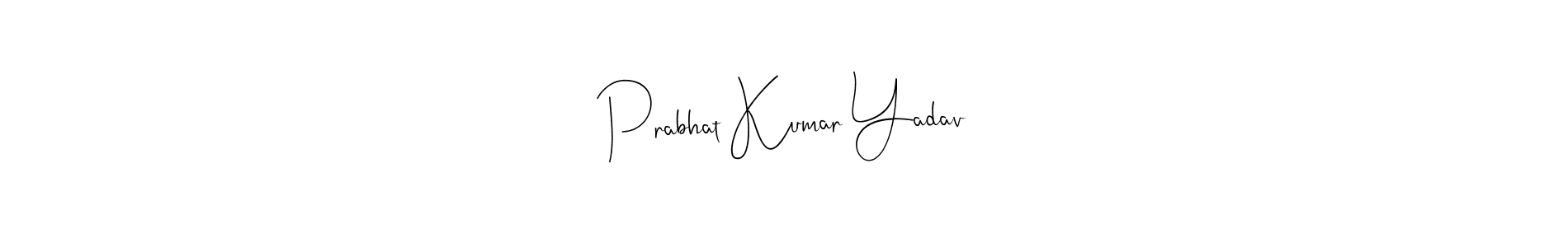 You can use this online signature creator to create a handwritten signature for the name Prabhat Kumar Yadav. This is the best online autograph maker. Prabhat Kumar Yadav signature style 4 images and pictures png