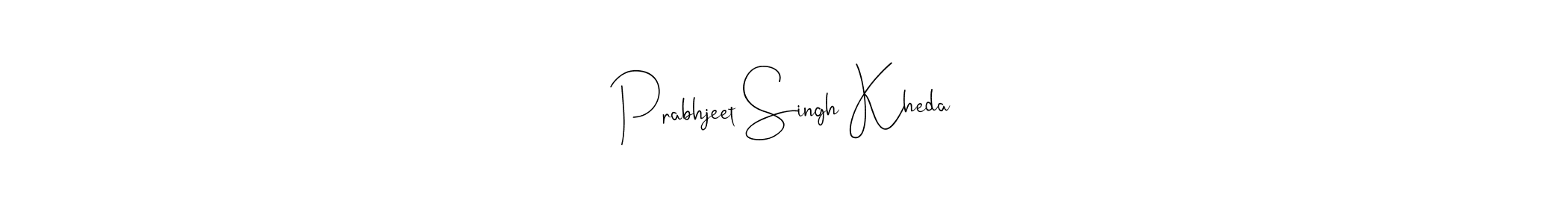 How to Draw Prabhjeet Singh Kheda signature style? Andilay-7BmLP is a latest design signature styles for name Prabhjeet Singh Kheda. Prabhjeet Singh Kheda signature style 4 images and pictures png