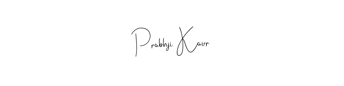 Make a beautiful signature design for name Prabhji Kaur. Use this online signature maker to create a handwritten signature for free. Prabhji Kaur signature style 4 images and pictures png