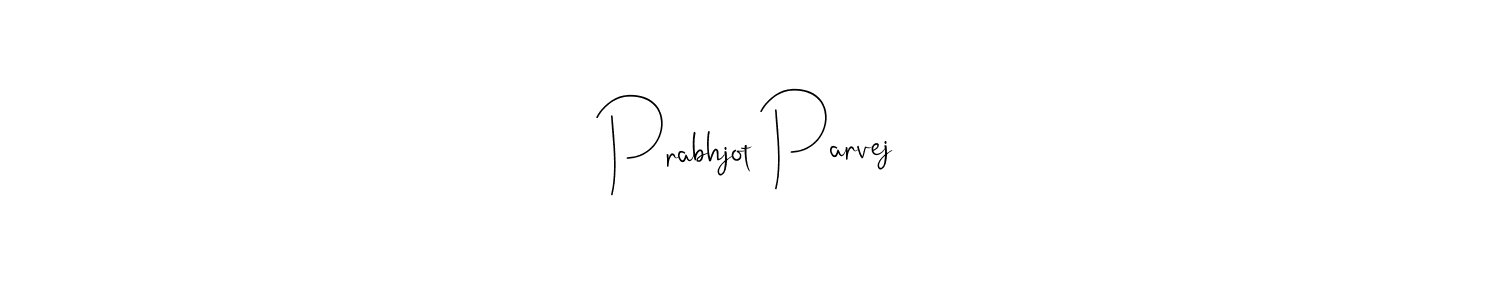 How to Draw Prabhjot Parvej signature style? Andilay-7BmLP is a latest design signature styles for name Prabhjot Parvej. Prabhjot Parvej signature style 4 images and pictures png