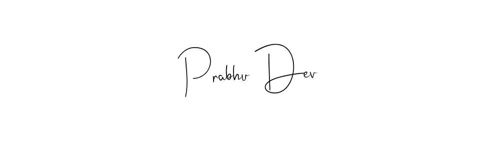 Also we have Prabhu Dev name is the best signature style. Create professional handwritten signature collection using Andilay-7BmLP autograph style. Prabhu Dev signature style 4 images and pictures png