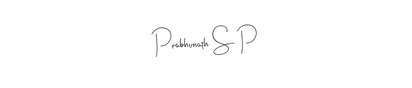 Also You can easily find your signature by using the search form. We will create Prabhunath S P name handwritten signature images for you free of cost using Andilay-7BmLP sign style. Prabhunath S P signature style 4 images and pictures png