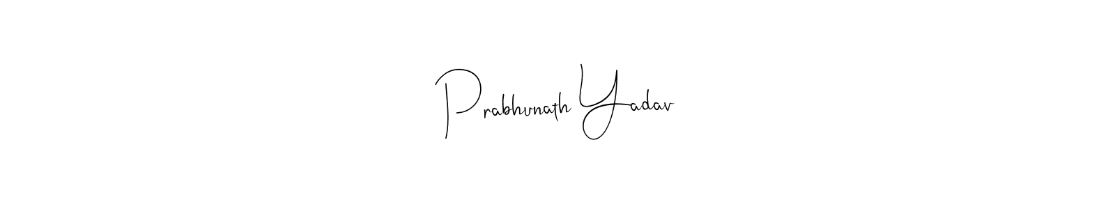Similarly Andilay-7BmLP is the best handwritten signature design. Signature creator online .You can use it as an online autograph creator for name Prabhunath Yadav. Prabhunath Yadav signature style 4 images and pictures png