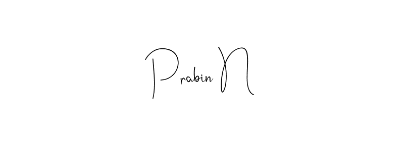 You can use this online signature creator to create a handwritten signature for the name Prabin N. This is the best online autograph maker. Prabin N signature style 4 images and pictures png