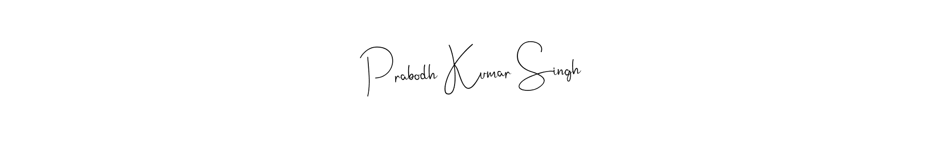 Andilay-7BmLP is a professional signature style that is perfect for those who want to add a touch of class to their signature. It is also a great choice for those who want to make their signature more unique. Get Prabodh Kumar Singh name to fancy signature for free. Prabodh Kumar Singh signature style 4 images and pictures png